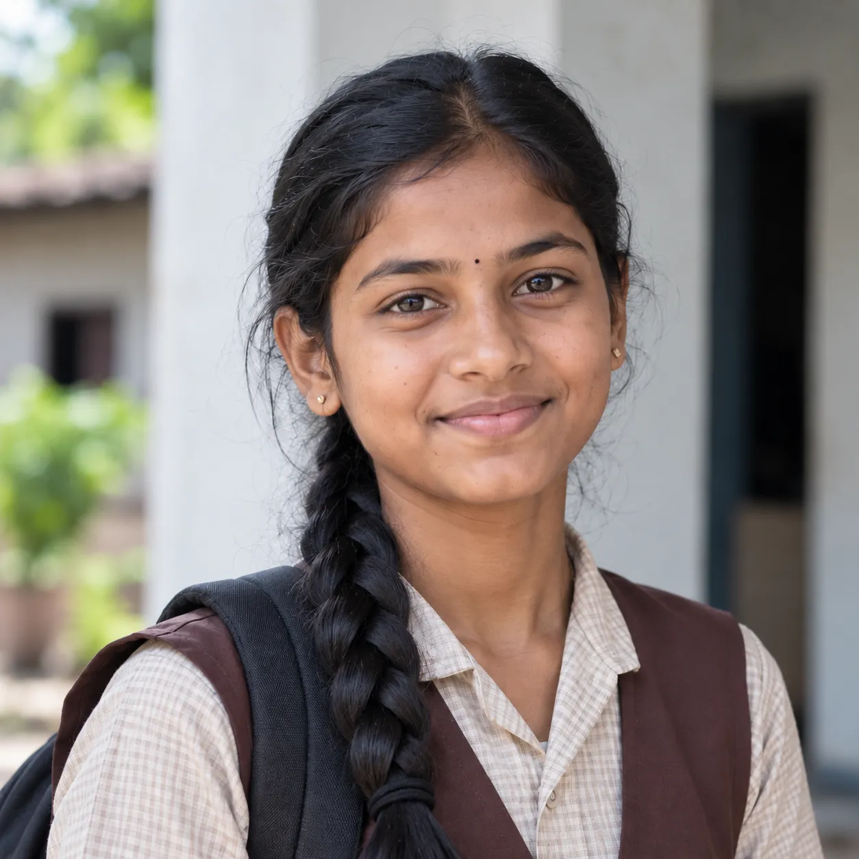 Portrait of Anjali D., NMMS scholar